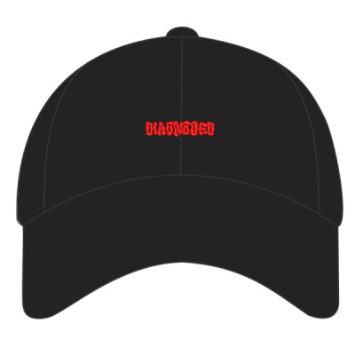 6 panel cap black Thumbnail